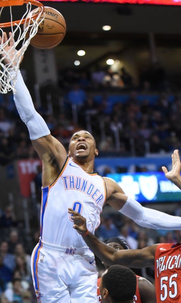 Thunder win fifth straight, lose Westbrook to sprained ankle